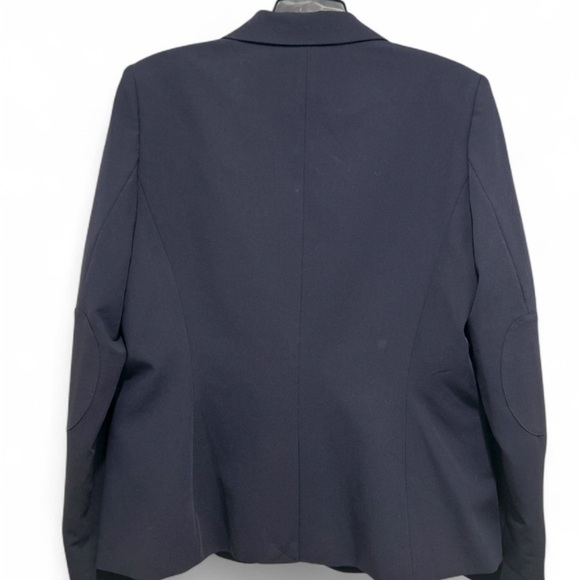 TOMMY HILFIGER Striped Roll Cuff Blazer Navy Blue Size 14 - Picture 10 of 10